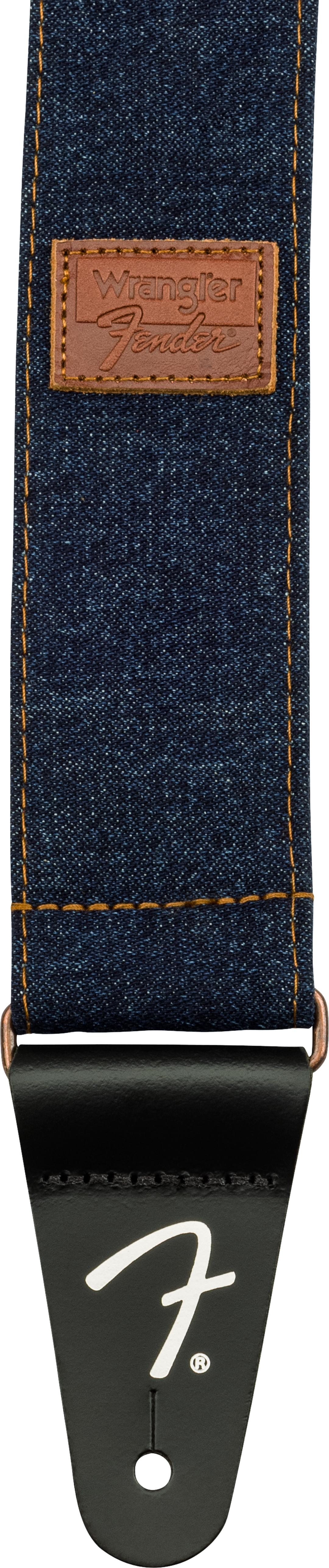 Fender x Wrangler Denim Tracolla per Chitarra (Dark Indigo, 2")