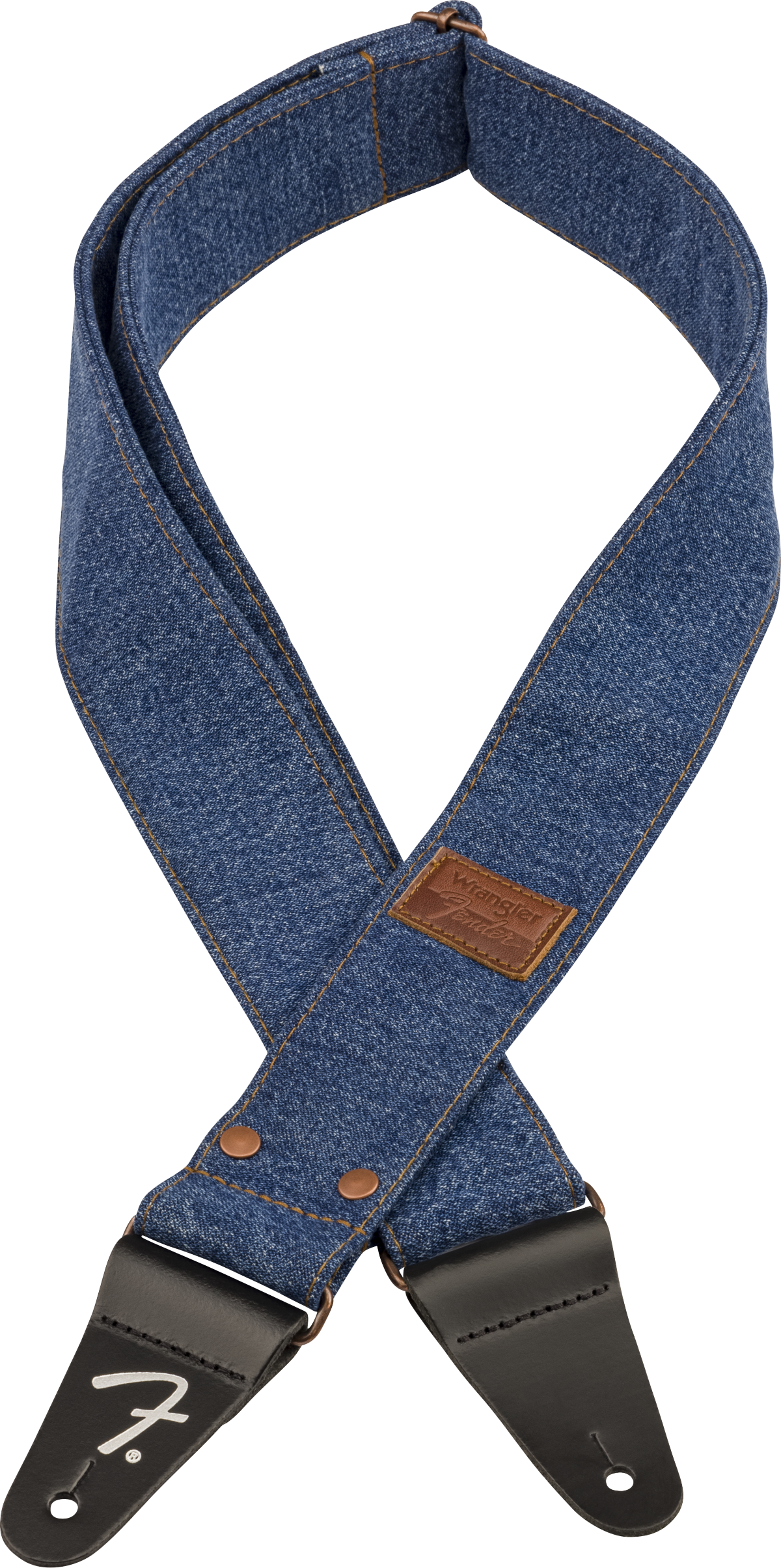 Fender x Wrangler Denim Guitar Strap (Indigo, 2")