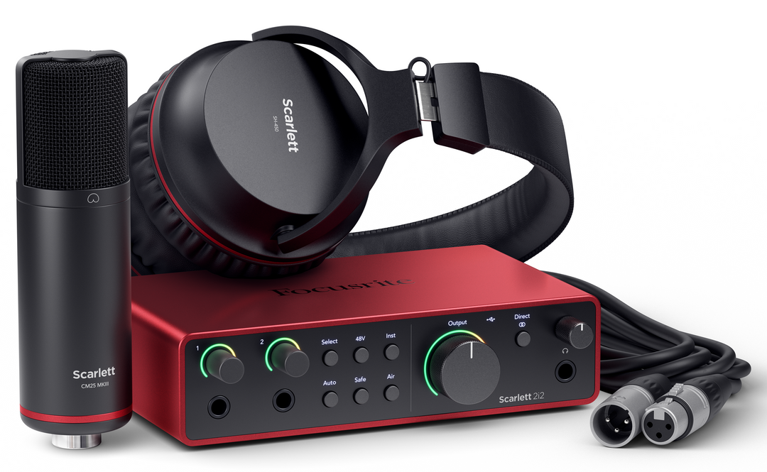 Focusrite Scarlett 2i2 Studio 4th Gen Pacchetto Schede Audio