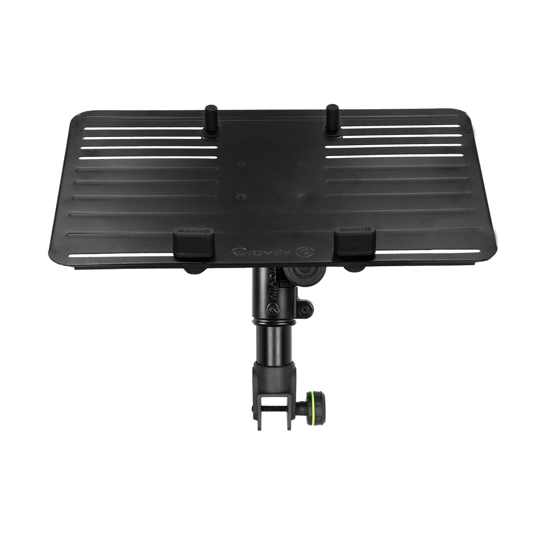Gravity FT 01 LT T B - Vassoio flessibile per laptop per tavolo da DJ