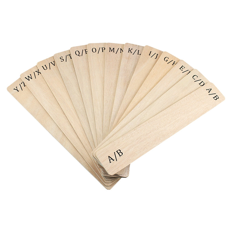 Divisori in compensato per dischi (13 pezzi) (A-Z)