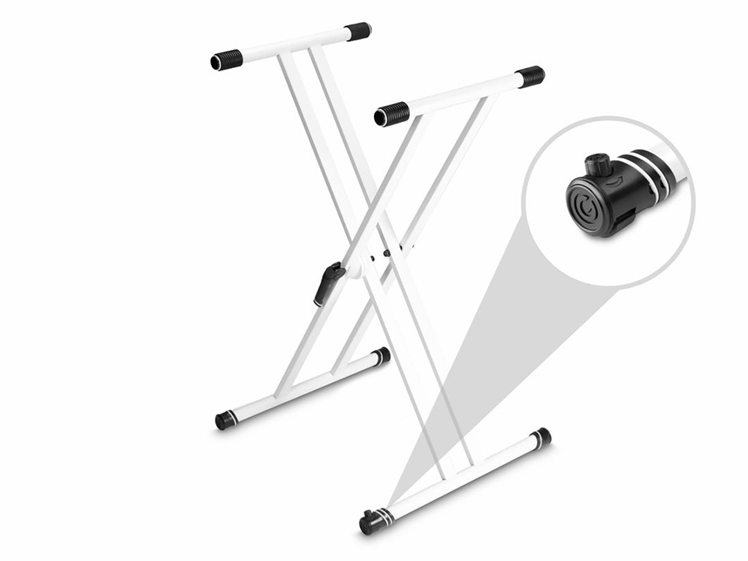 Gravity Supporto per Tastiere KSX 2 (Bianco)