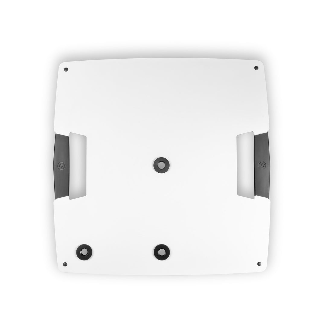 Gravity LS 431 W - Supporto per luci con base quadrata in acciaio e possibilità di montaggio eccentrico