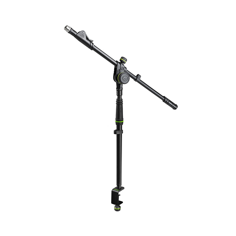 Gravity MS 0200 SET 1 - stand per microfono da tavolo incl. morsetto da tavolo e asta telescopica