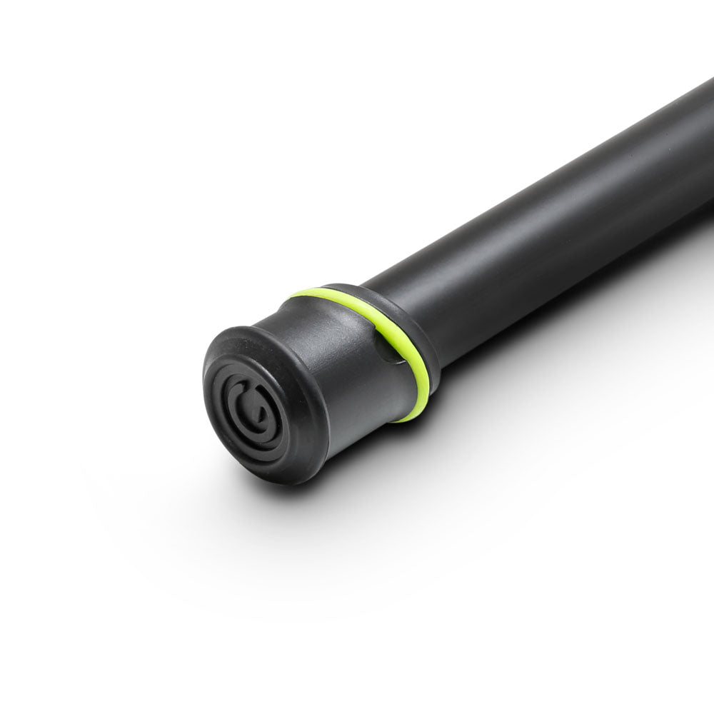 Gravity MS 4221 B - Kort mikrofonstativ med foldbar trefodsfod og 2-punkts justerbar boomarm