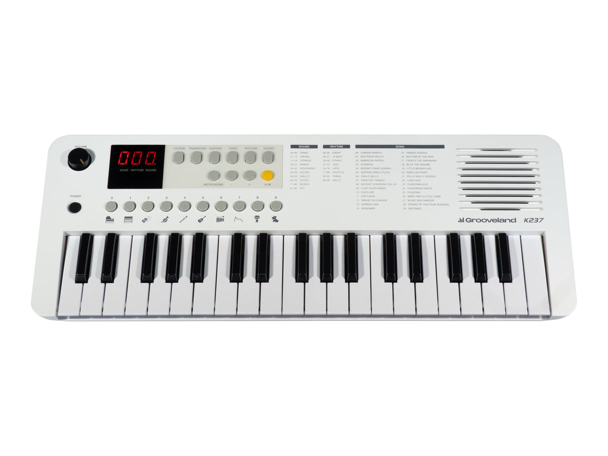 Grooveland E237 Keyboard Startpakke (White)
