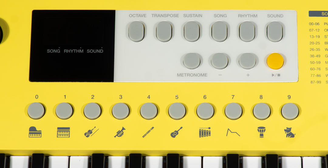 Grooveland E237 Tastiere (Soft Yellow)