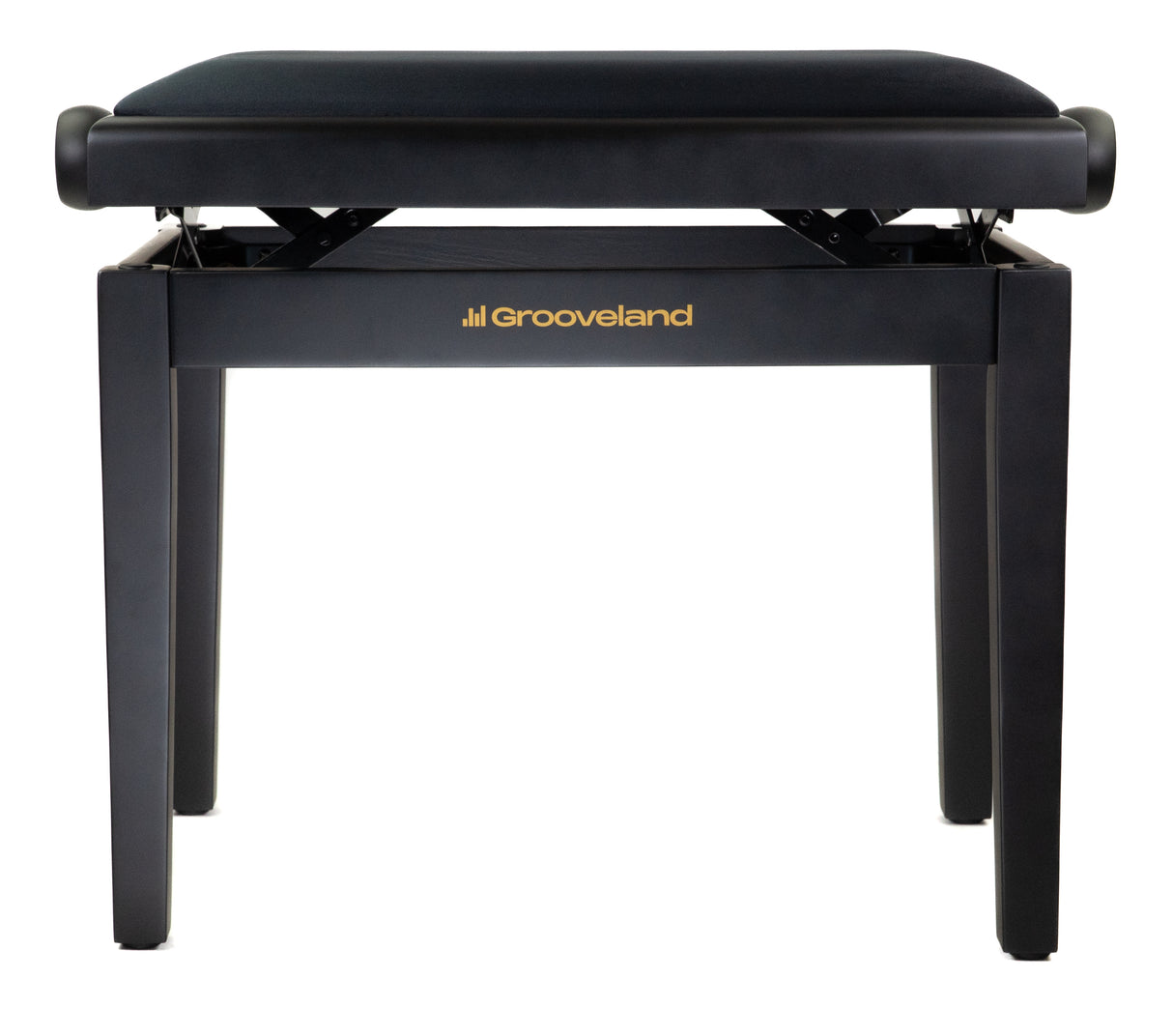 Grooveland KB200 Panchina per pianoforte (Nero Opaco)