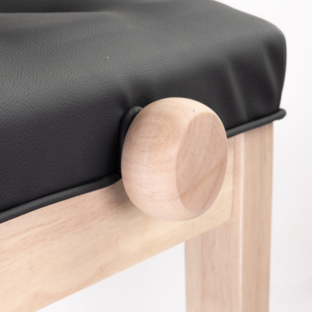 Grooveland KB300 Panchina per Pianoforte (Naturale/nero)