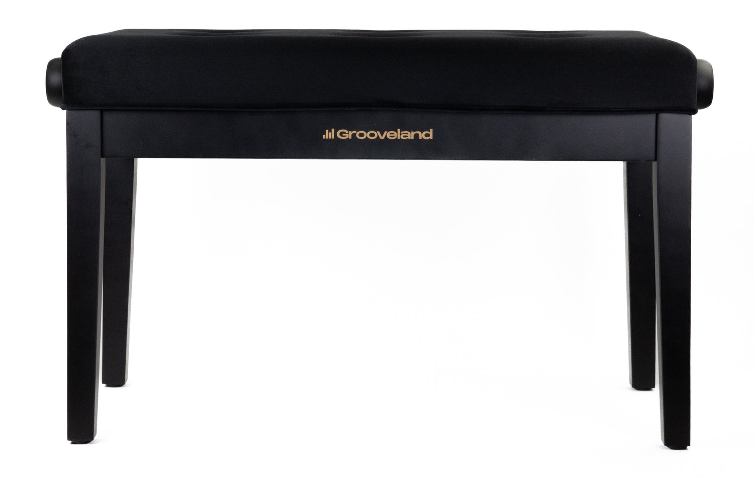 Grooveland KB320 Panchina doppia per pianoforte (Nero opaco)
