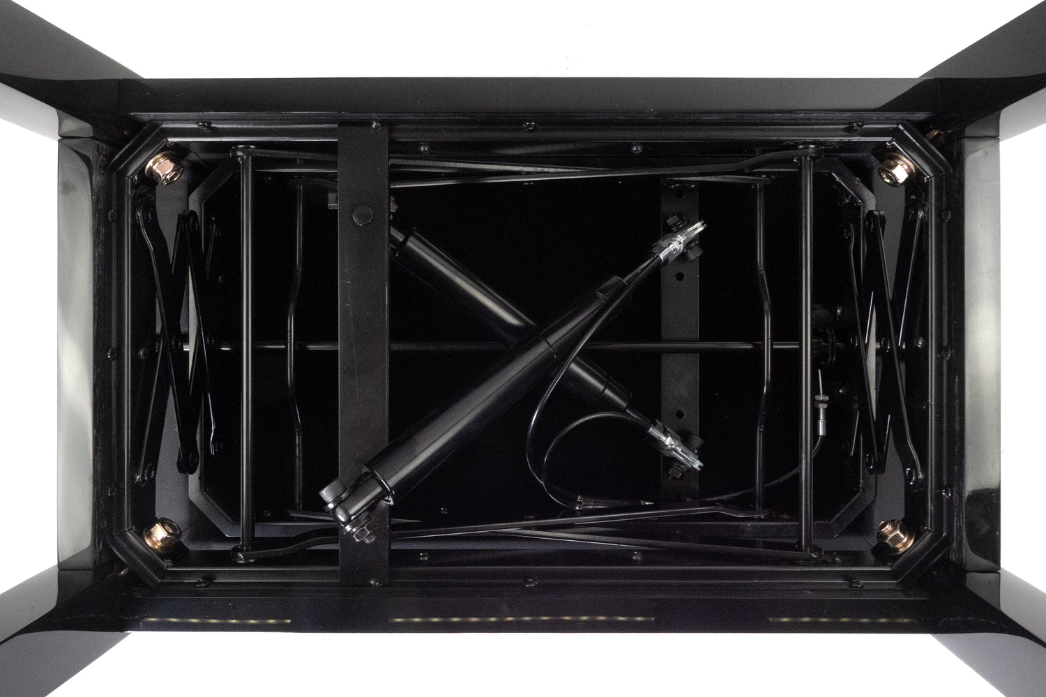 Grooveland KB400 Panchina per pianoforte idraulica (Nero Lucido)