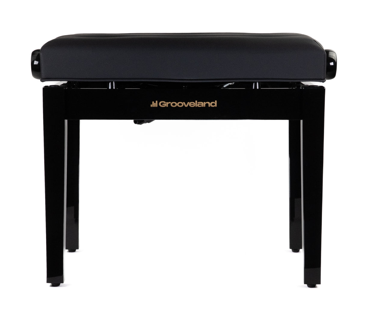 Grooveland KB400 Panchina per pianoforte idraulica (Nero Lucido)