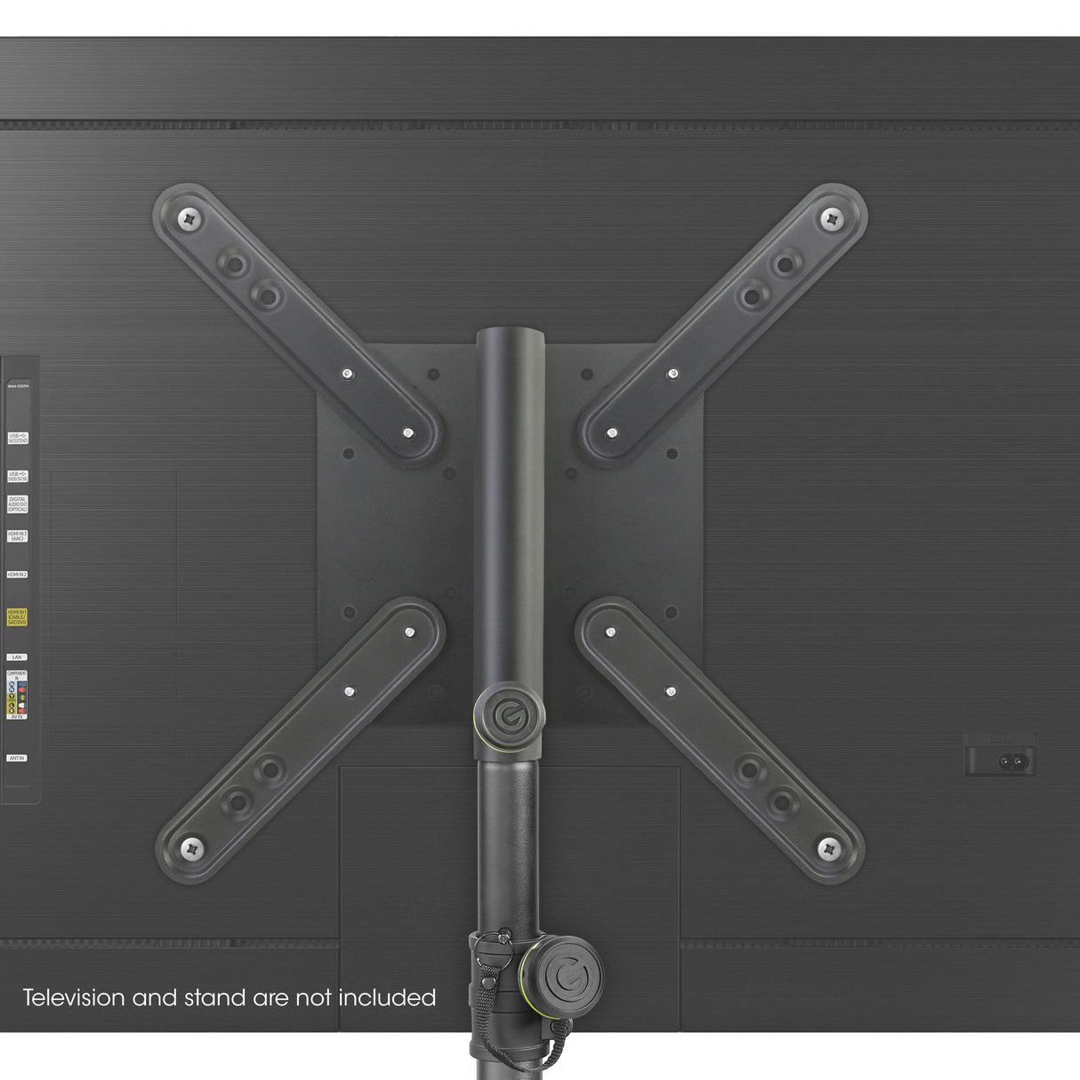 Gravity SA VESA 1 - 35 mm stangmonteret LCD TV-/monitorskinne med 7 VESA-hulmønstre