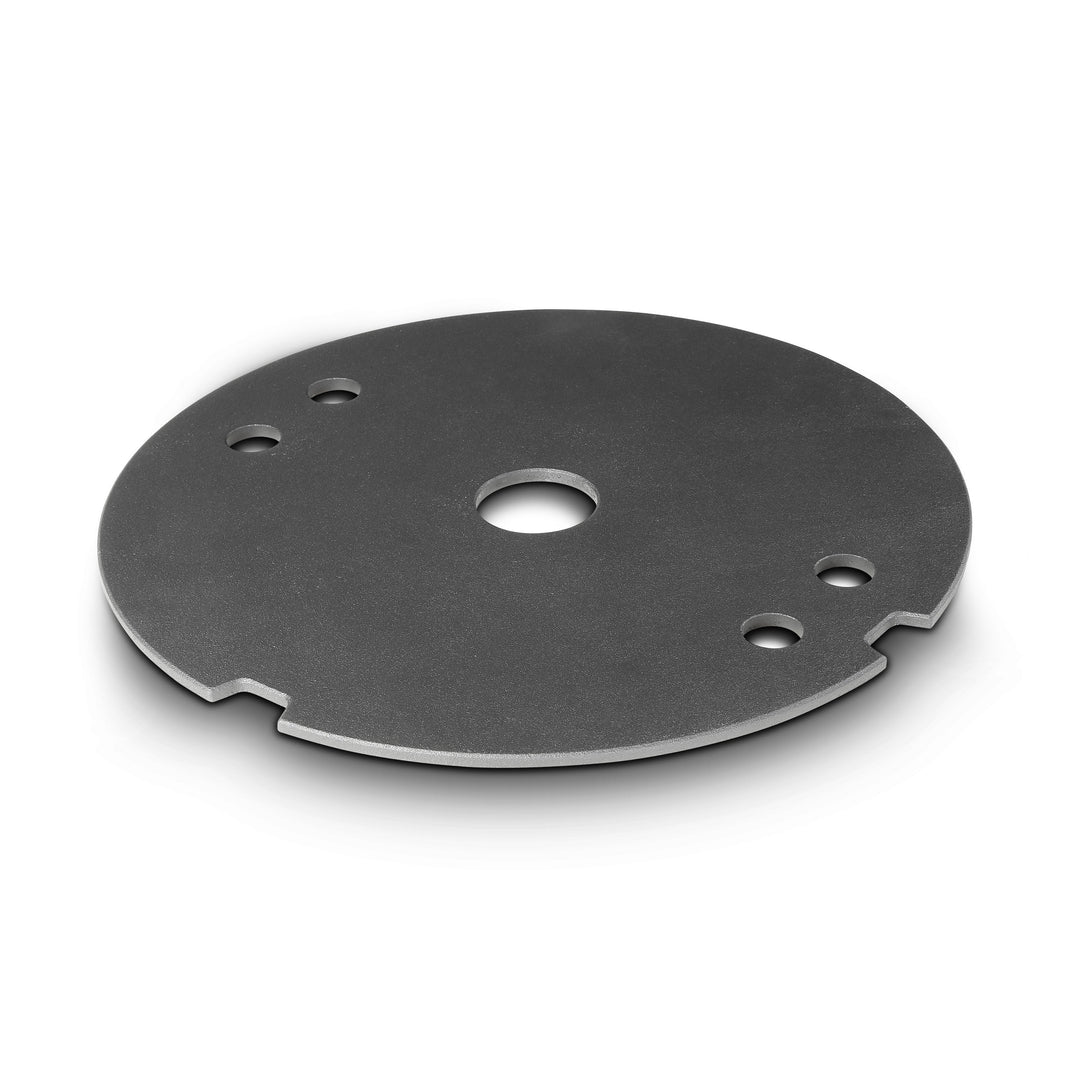 Gravity SSP WB SET 1 W - Supporto per altoparlante con base e piastra zavorrata in ghisa, bianco