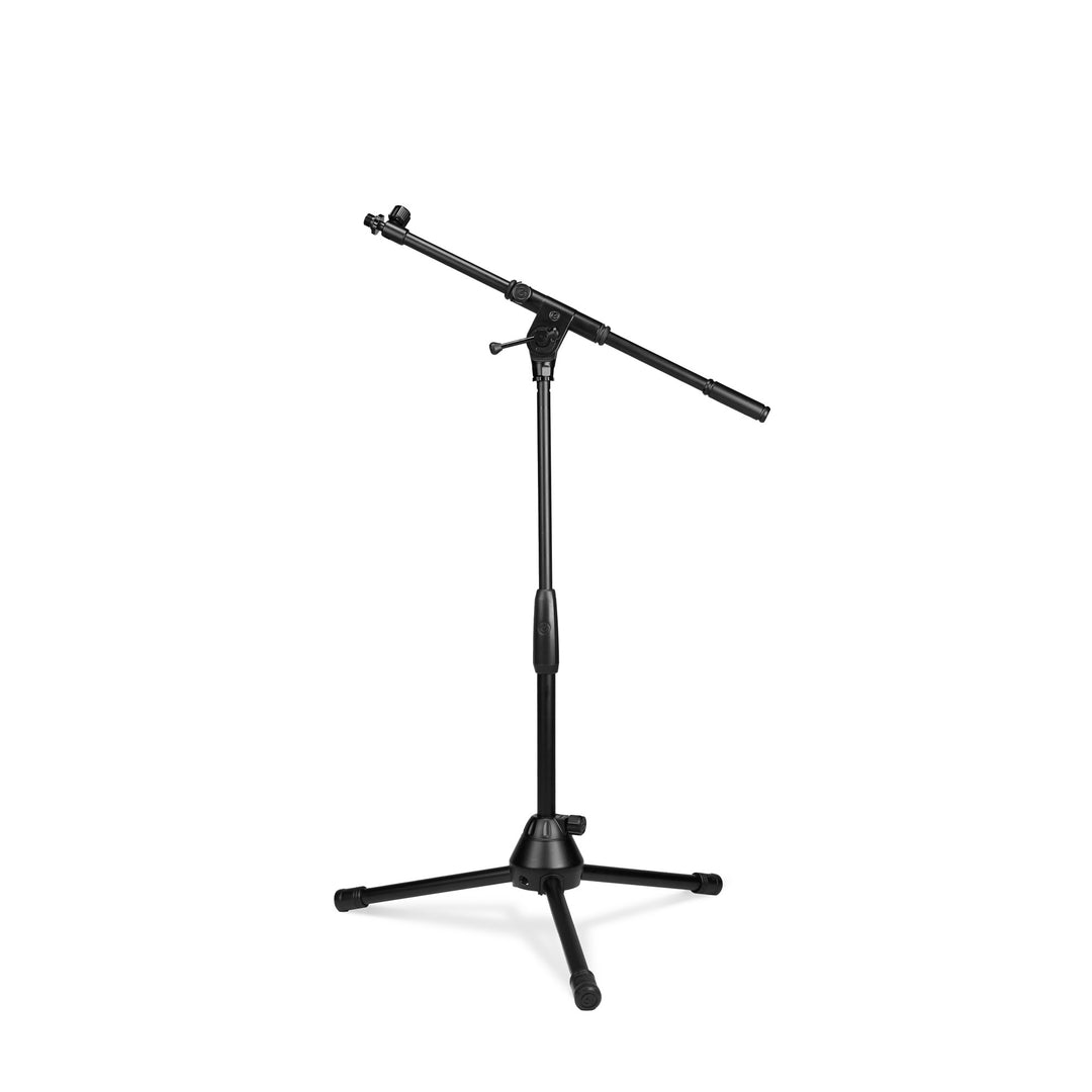 Gravity TMS 4232 B - Touring Series supporto per microfono corto con treppiede pieghevole e boom telescopico regolabile in 2 punti, nero