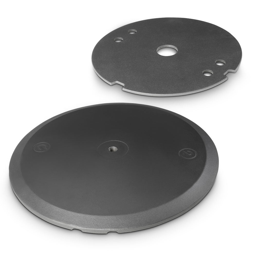 Gravity WB 123 SET 1 B - Base rotonda in ghisa e set di dischi zavorrati per aste M20