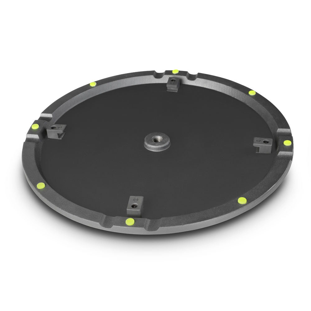 Gravity WB 123 SET 1 B - Base rotonda in ghisa e set di dischi zavorrati per aste M20