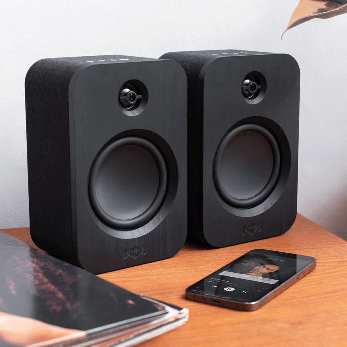 MARLEY DUO Bluetooth Set di Altoparlanti (Nero)