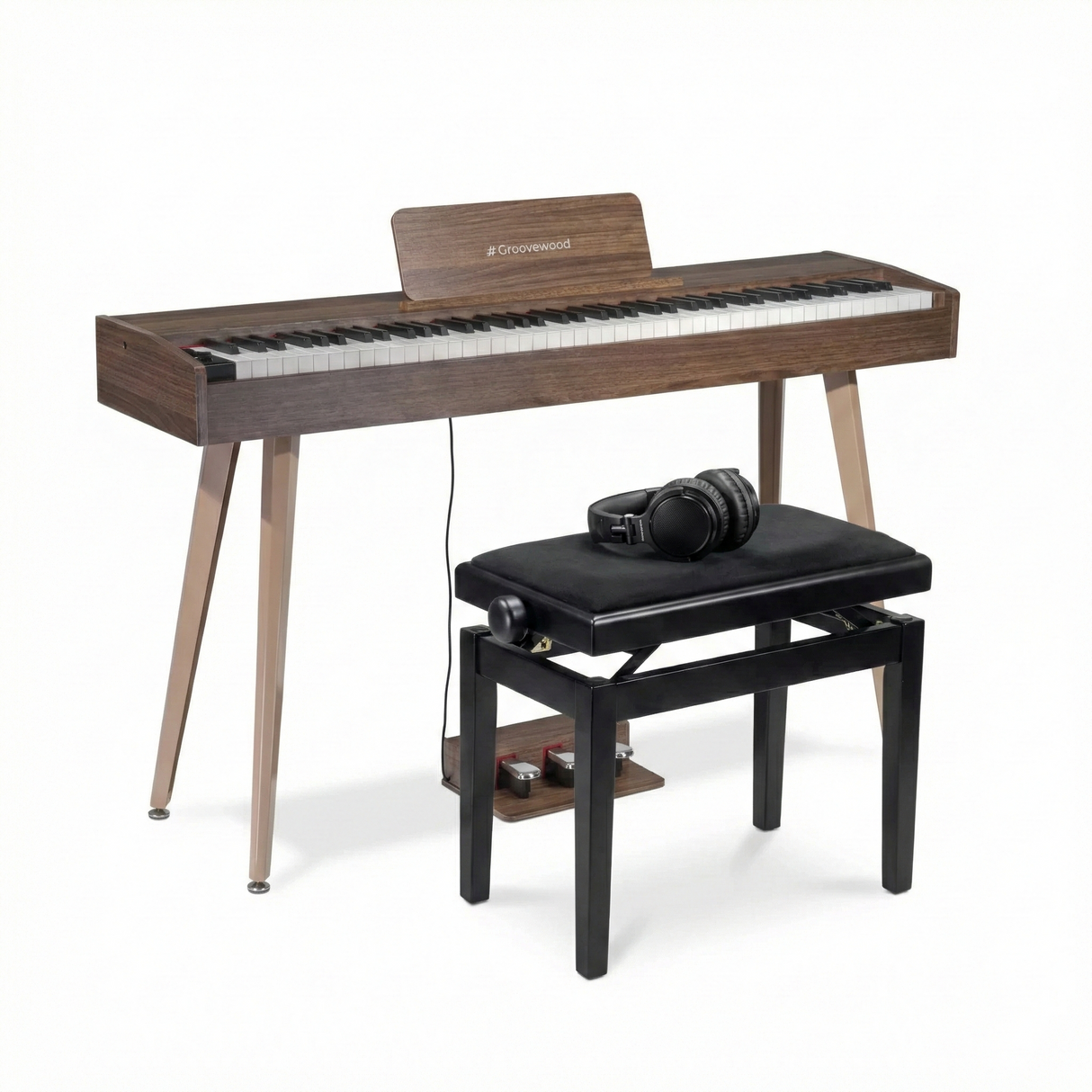 Grooveland DDP-140 El Klaver (Natur) Bundle