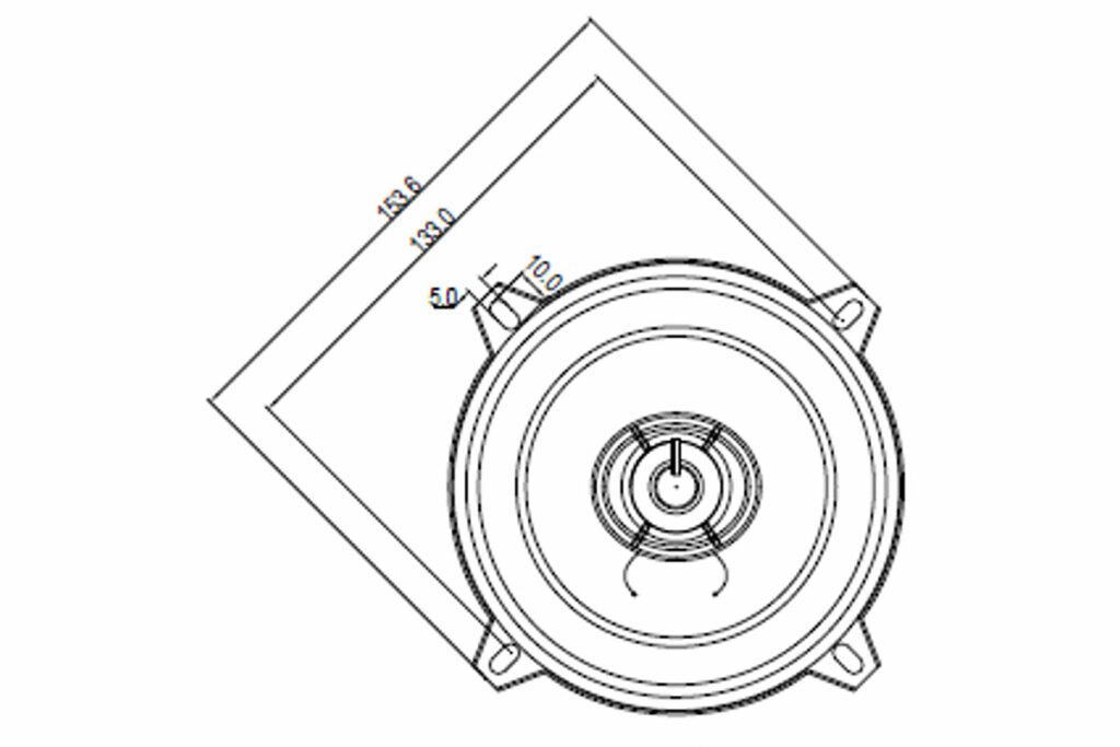BLAUPUNKT ICx 542 Altoparlanti Auto a 2 vie (13 cm, 5,4")