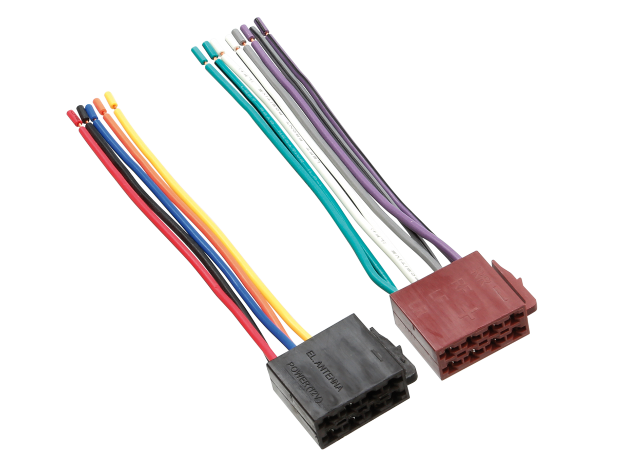 ISO connector with loose wires (female)