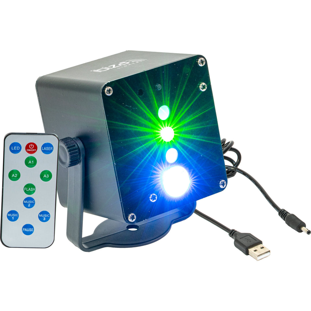 Ibiza Effetto Luce a Batteria con Laser