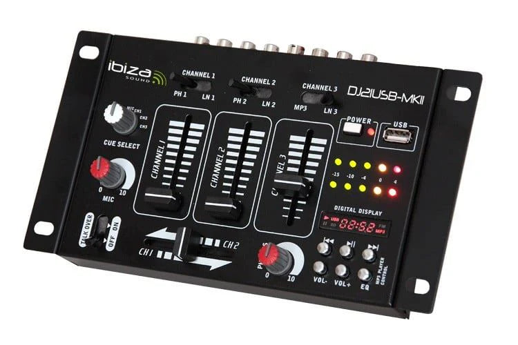 Ibiza DJ21-MKII Mixer DJ a 4 canali