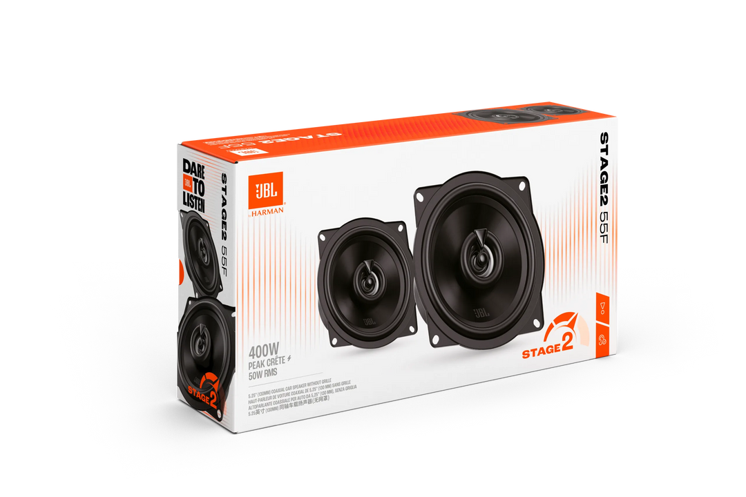 JBL Stage2 Gen2 55F altoparlanti coassiali per auto da 5,25"