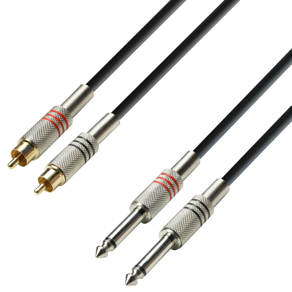 Adattatore Cavo Phono a 6,3mm Jack