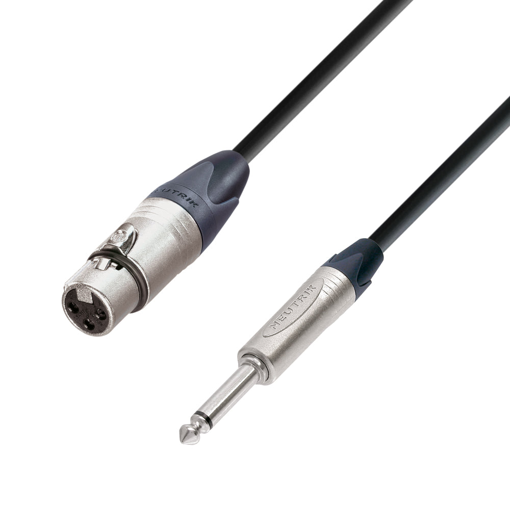 Neutrik XLR Femmina a Jack 6.3mm Cavo Adattatore (10m)