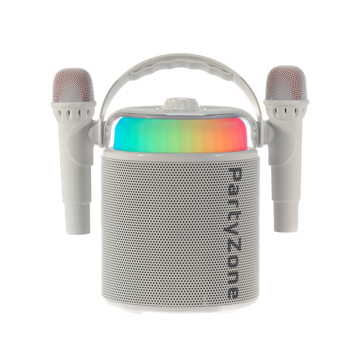 PartyZone Set Karaoke con 2 Microfoni (Hvid)
