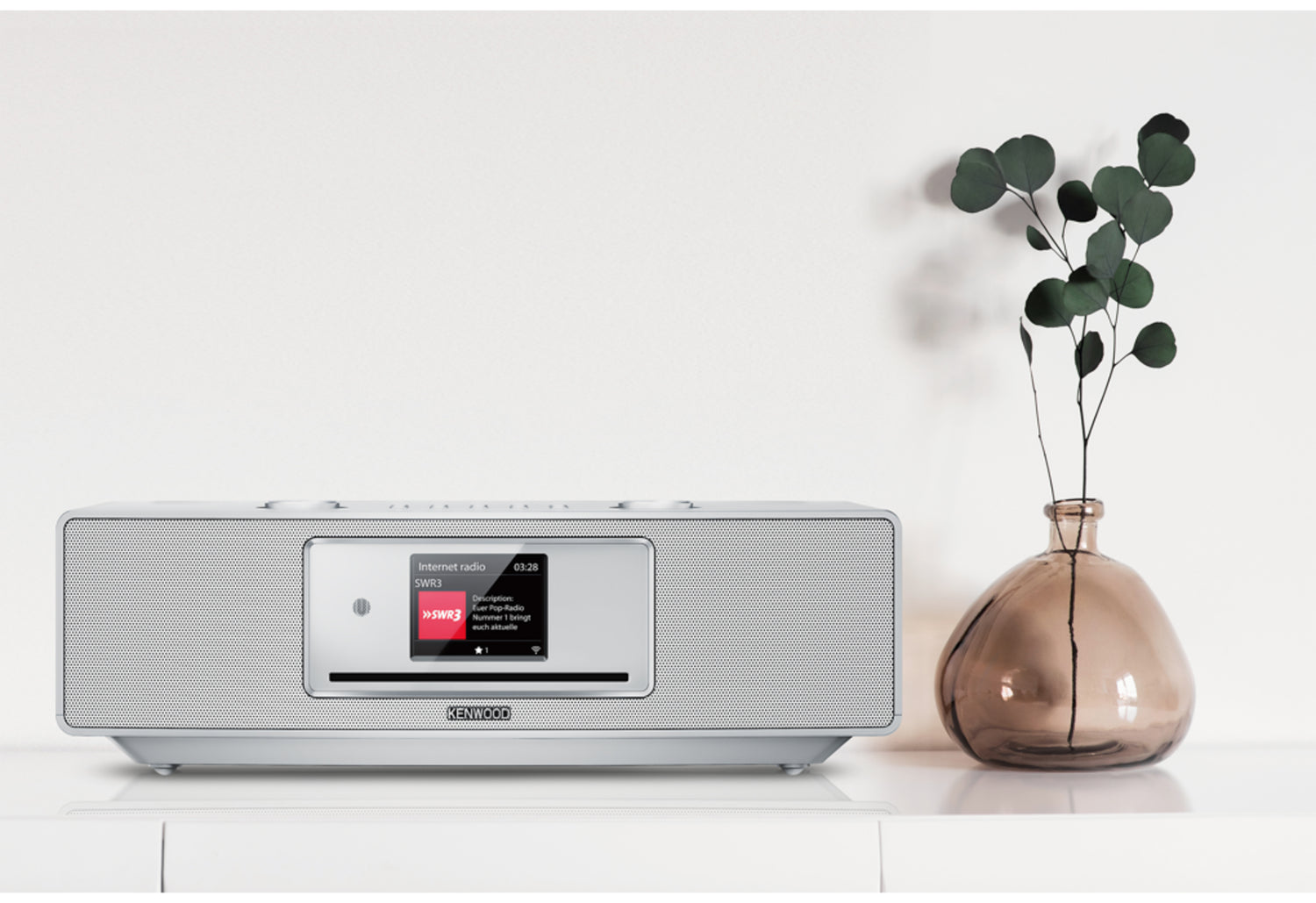 Kenwood CR-ST700SCD-S Internet Radio w. Bluetooth and DAB+ (Silver)