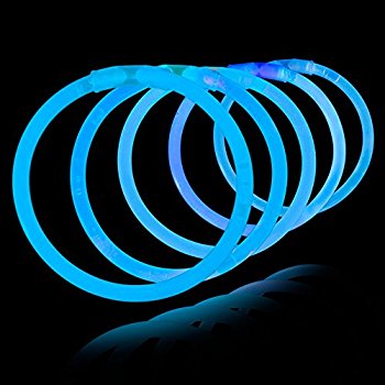 Bastoncini luminosi Braccialetti 100 pz. (Monocolore)