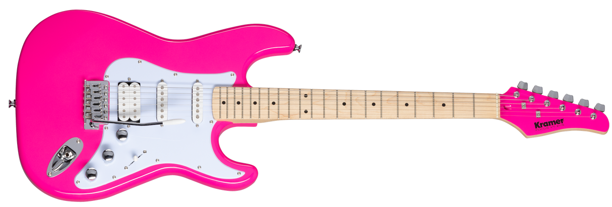 Kramer Focus VT-211S Electric Guitar (Hot Pink)