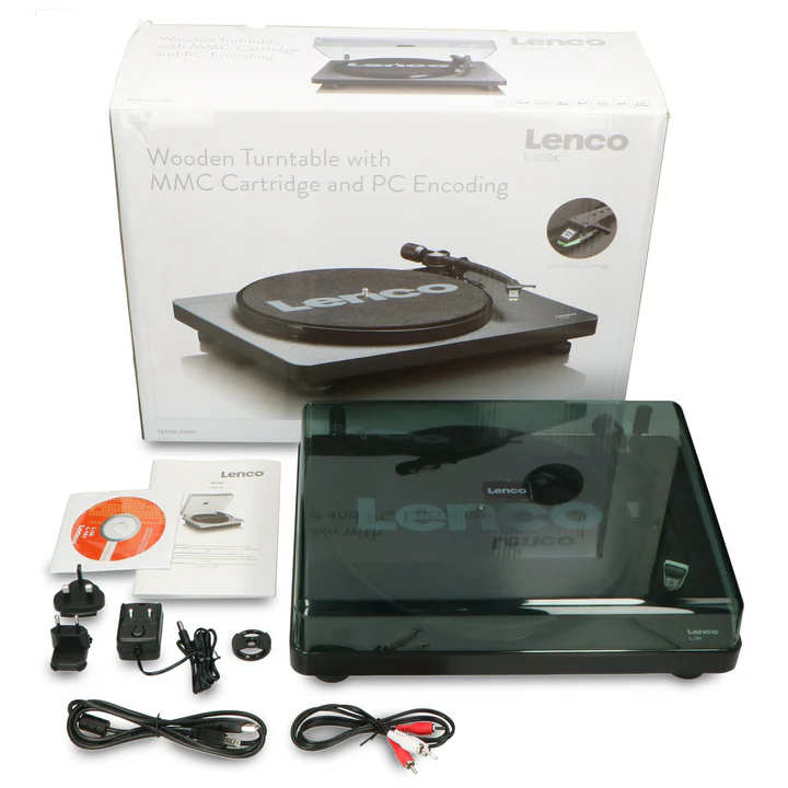 Lenco L-30 Turntable (Black)