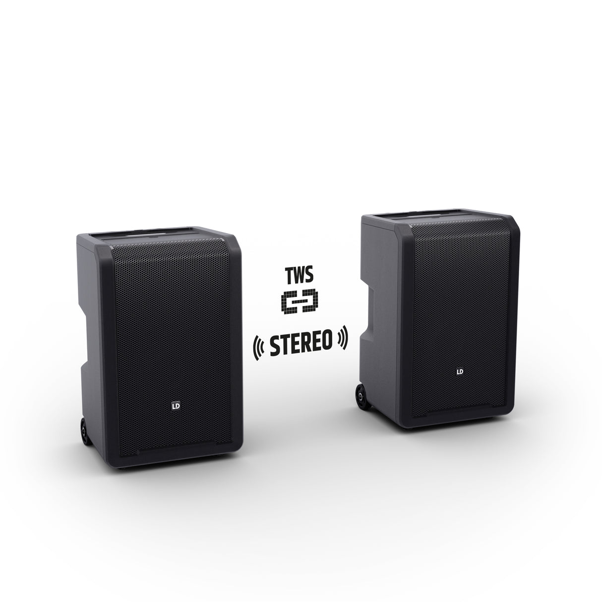 LD Systems ANNY® 10 HBH 2 B6 - 10" bærbart batteridrevet Bluetooth® PA-system med mixer, 1x trådløs håndholdt og 1x headsetmikrofon (inkl. bodypack)