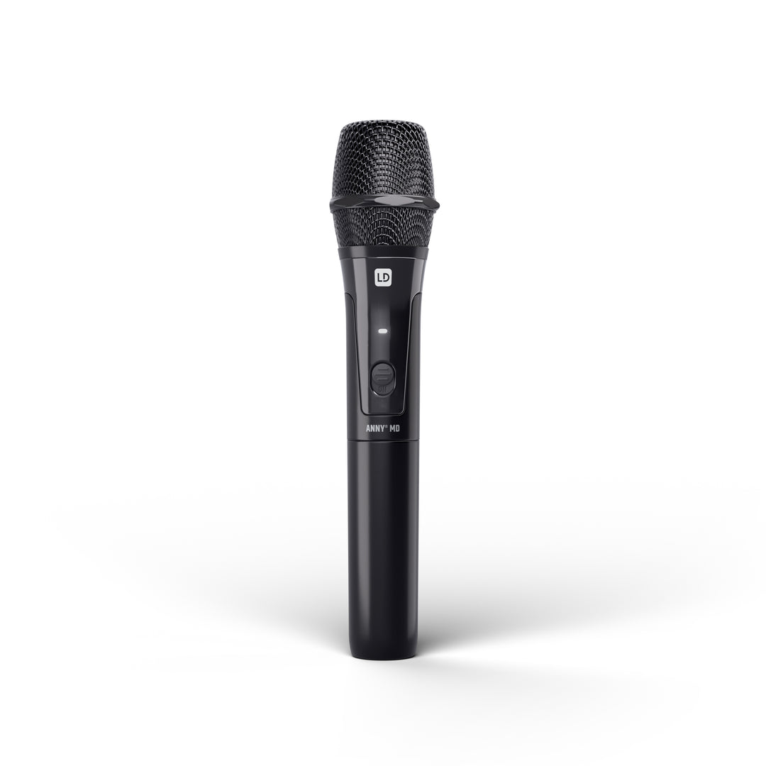LD Systems ANNY® 10 HHD B5 - 10" bærbart batteridrevet Bluetooth® PA-system med mixer og 1x trådløs håndholdt mikrofon