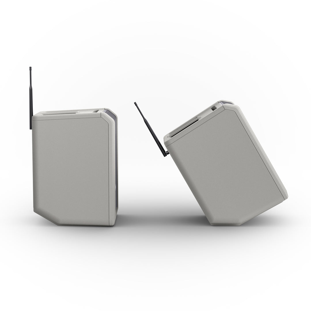 LD Systems ANNY® 8 BPH B6 G - Altoparlante PA Bluetooth® portatile alimentato a batteria con mixer e 1x microfono headset (incl. bodypack), Urban Grey