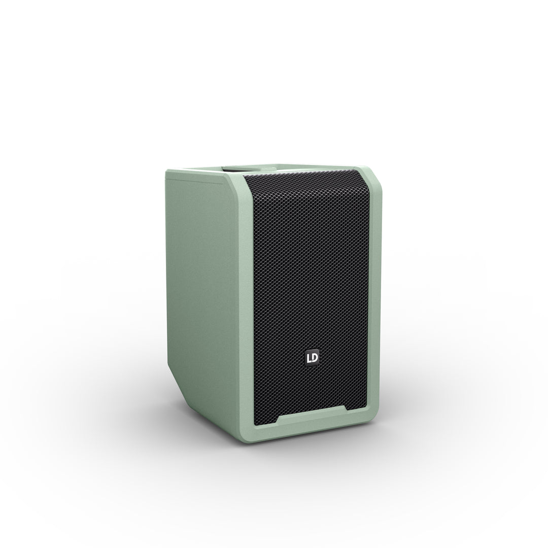 LD Systems ANNY® 8 GN - Altoparlante PA portatile a batteria Bluetooth® con mixer, Adventure Green