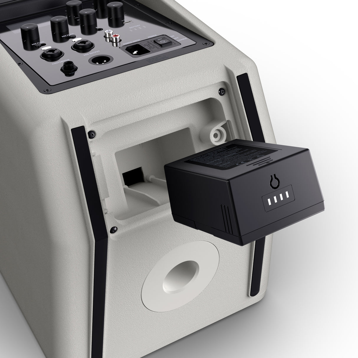 LD Systems ANNY® 8 G - Bærbar batteridrevet Bluetooth® PA-højttaler med mixer, Urban Grey