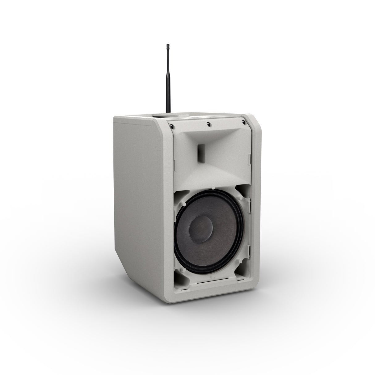 LD Systems ANNY® 8 HHD B8 G - Bærbar batteridrevet Bluetooth® PA-højttaler med mixer og 1 trådløs håndholdt mikrofon, Urban Grey