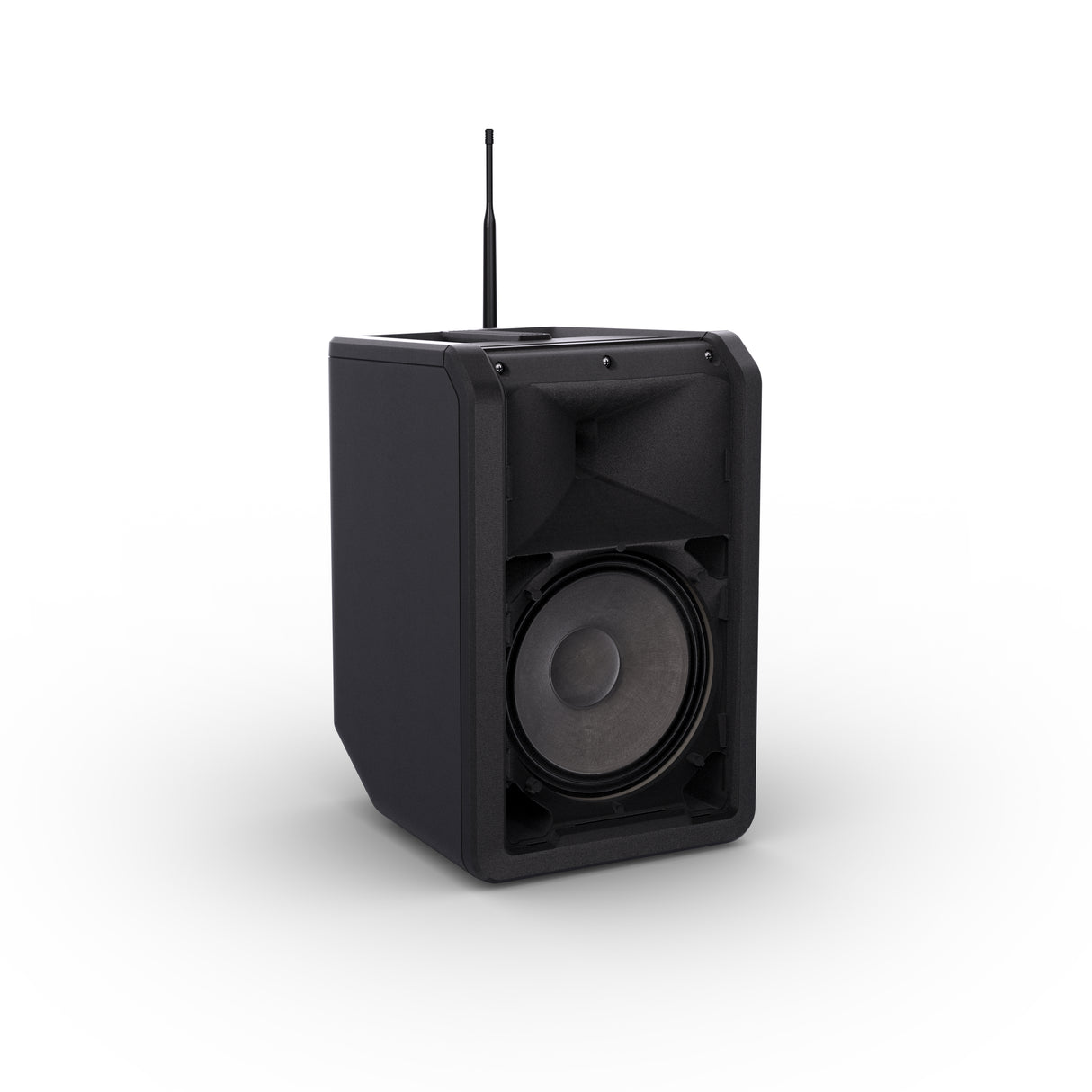 LD Systems ANNY® 8 HHD B8 - Bærbar batteridrevet Bluetooth® PA-højttaler med mixer og 1 x trådløs håndholdt mikrofon, Stage Black