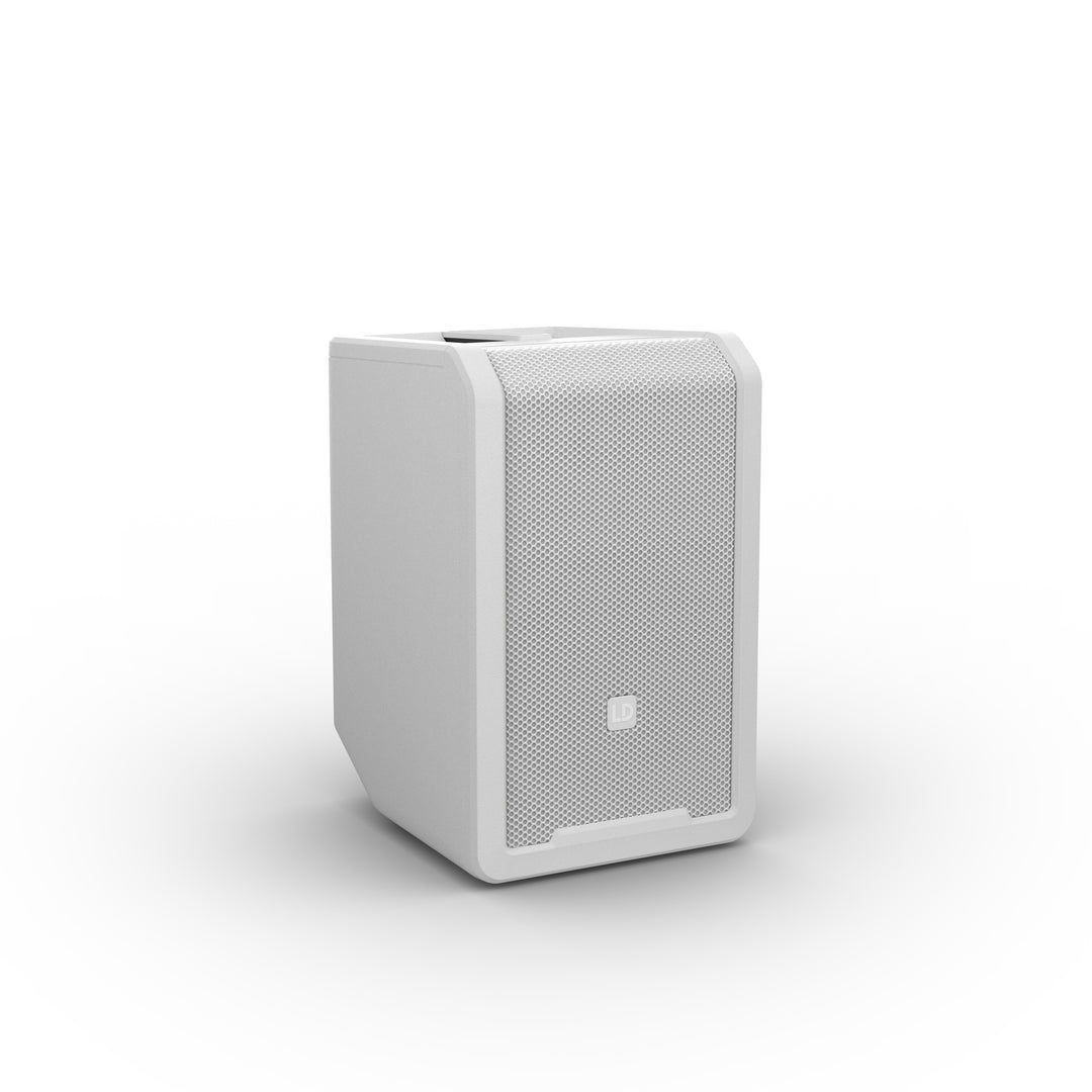LD Systems ANNY® 8 W - Altoparlante PA Bluetooth® portatile alimentato a batteria con mixer, bianco puro