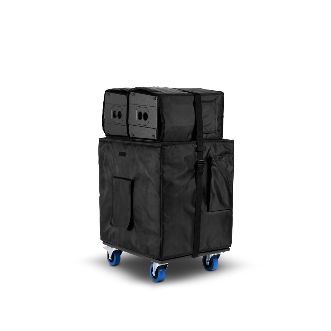 LD Systems DAVE 12 G4X BAG SET - Set di trasporto con base con ruote e copertura protettiva per DAVE 12 G4X