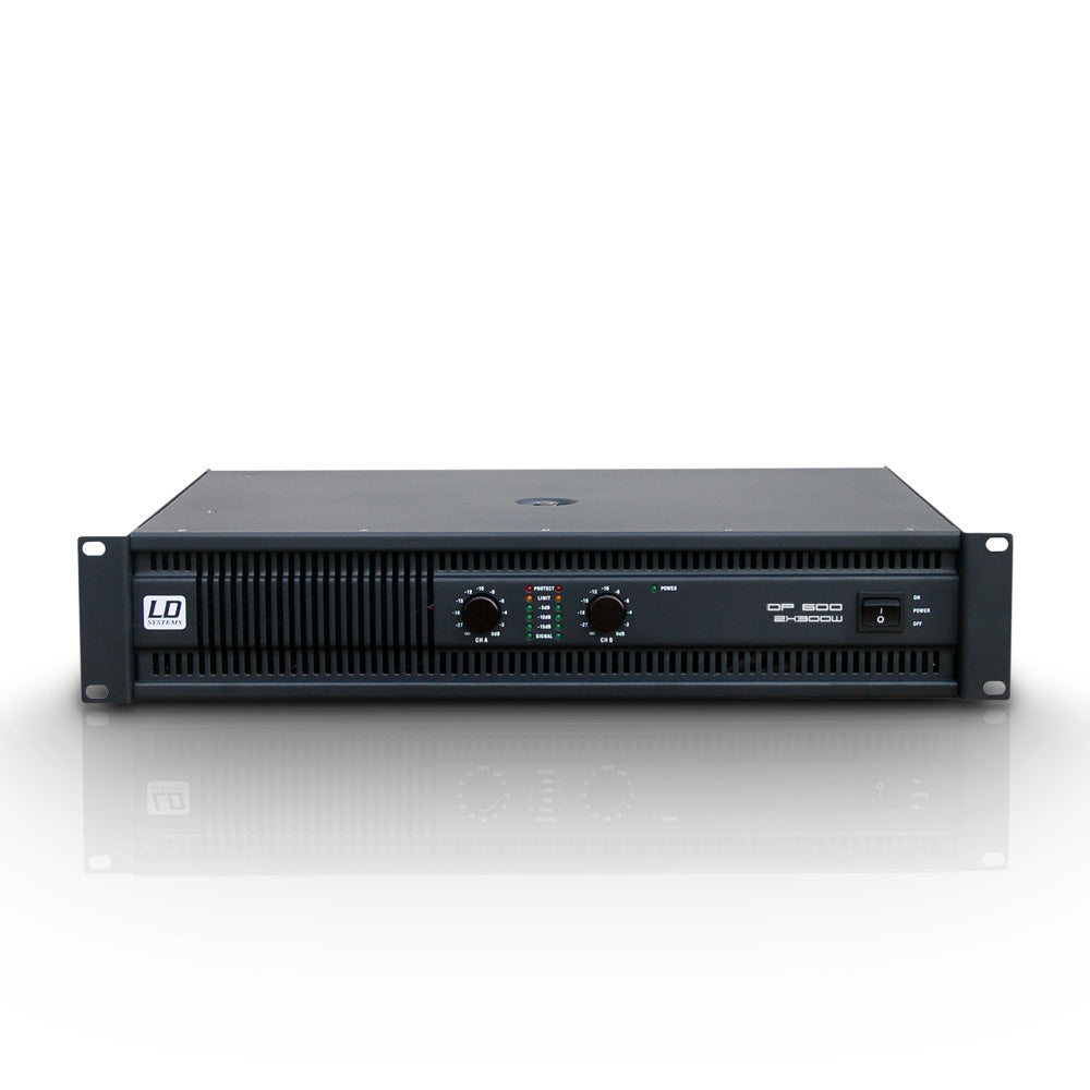 LD Systems DEEP2 600 - Amplificatore di Potenza (2x300W, 8 Ohm)