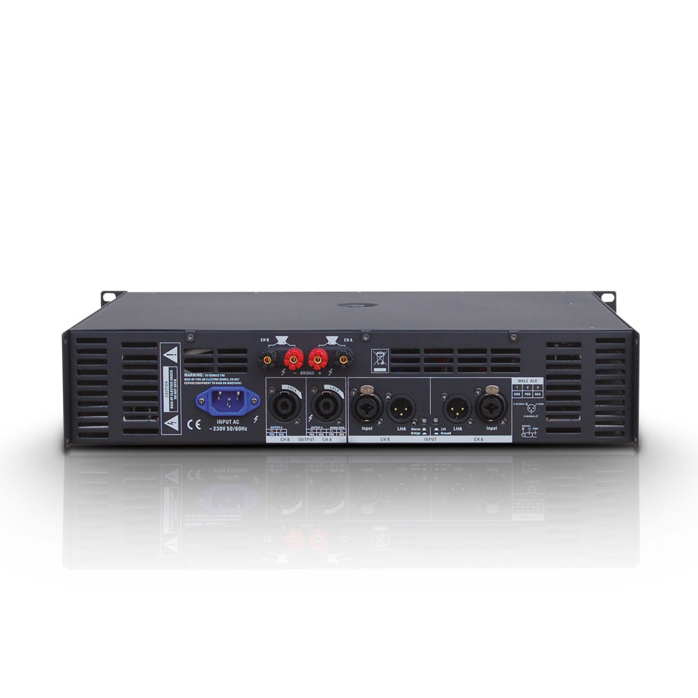 LD Systems DEEP2 600 - Amplificatore di Potenza (2x300W, 8 Ohm)
