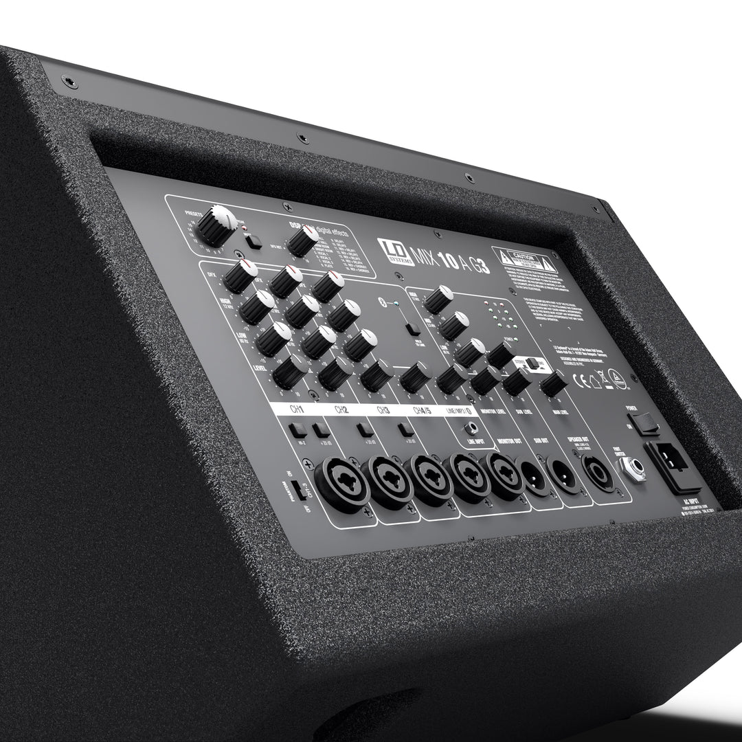LD Systems MIX 10 A G3 - Aktiv 2-vejs højttaler med integreret 7-kanals mixer