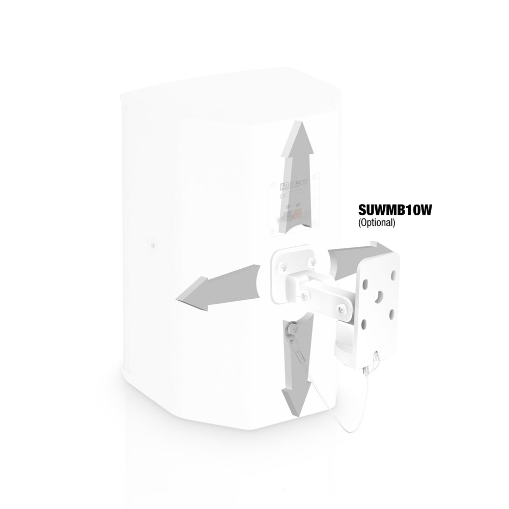 LD Systems SAT 62 G2 Set di Altoparlanti RMS (Bianco, 80W, 8 Ohm)