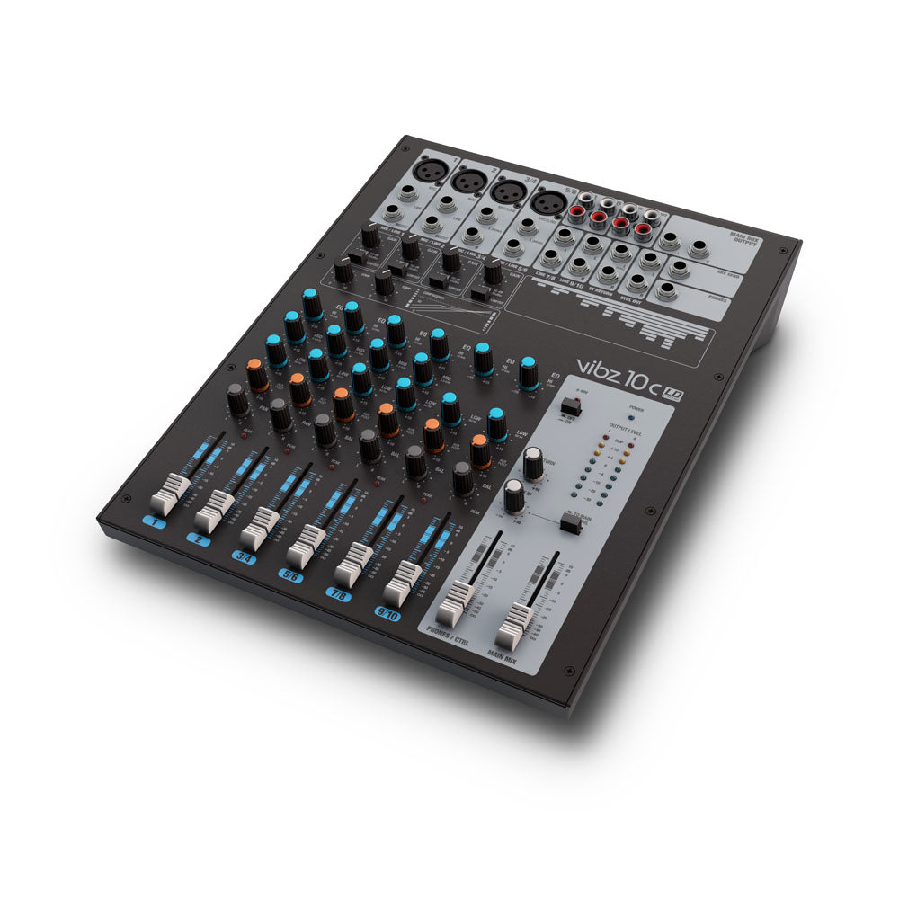 LD Systems VIBZ 10 C – mixer a 10 canali con compressore
