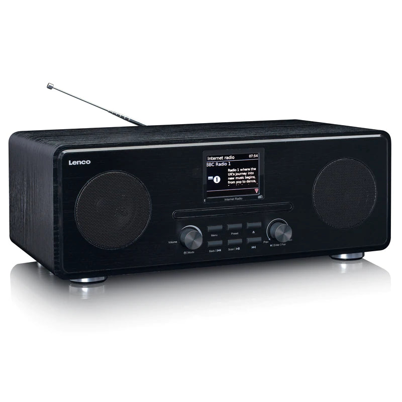 Lenco DIR-260 Internet Radio, Black